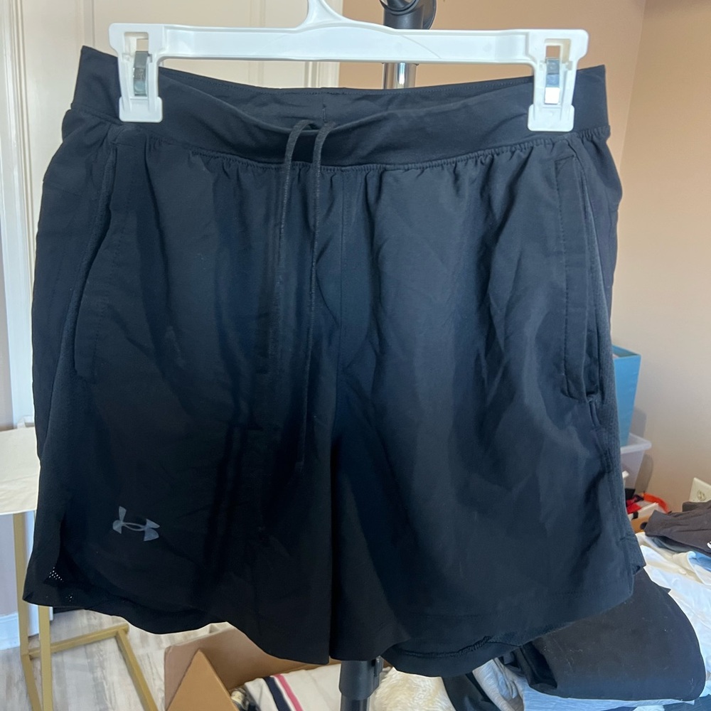 Under Armour Jet Black Performance Shorts